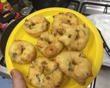 A picture of step 1 of Three spices cabbage urad dal vadai.