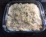 Foto langkah ke 4 dari resep Makaroni Keju Panggang.
