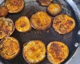 A picture of step 11 of Luchi and Cholar Dal.