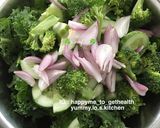 Foto langkah ke 2 dari resep Raw Veggies Salad🌿 (Vegan-Plant Based).