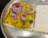 A picture of step 4 of Masala Toast.