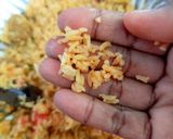 A picture of step 11 of Ambur mutton Biryani.