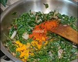 A picture of step 2 of Drumstick leaves Thepla.