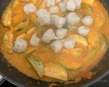 A picture of step 7 of Red Curry with Fish Balls ❤️.