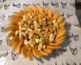 Une image de l'étape 14 de Salade de melon et banane aux fruits du jardin.