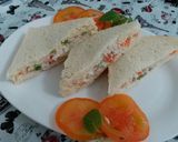 A picture of step 10 of Veg sandwich with hang curd.
