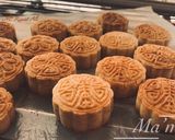 A picture of step 7 of Ma’moul (Semolina cookies) 🥮🥮.