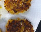 A picture of step 6 of Zucchini carrot patties-vegan style.