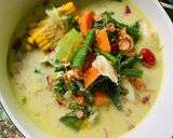 Foto langkah ke 6 dari resep Sayur Lodeh Kampung Bumbu Kuning.