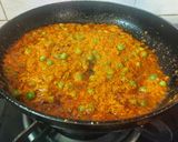 A picture of step 2 of Malai Matar Paneer.