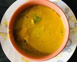 A picture of step 8 of Dal batti with garlice chutney.