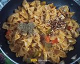 A picture of step 6 of Farfalle Pasta With Red Sauce.