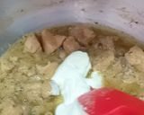A picture of step 4 of White creamy chicken karahi.