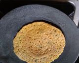 A picture of step 2 of Moong dal chilla.