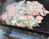 Une image de l'étape 9 de Trio de poissons marinés à la plancha.
