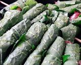 Hình bước làm 1 của món Bún Trộn Bò Cuốn Lá Lốt Xiên Que Nướng