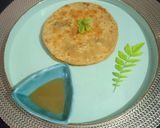 A picture of step 5 of Bihari Makuni Paratha.