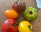 Une image de l'étape 1 de ☆Tarte Rustique aux Tomates Multicolores☆.