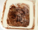 A picture of step 5 of Frozen chocolate yogurt.