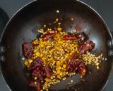 A picture of step 1 of Udupi Temple Style Sambar.
