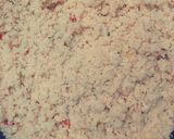 A picture of step 2 of Yam balls.
