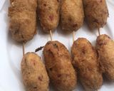 A picture of step 4 of Yam croquettes.