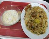Mutton yakhni polaw potato green piece recipe step 5 photo