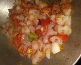 A picture of step 1 of Paneer malai.