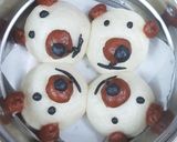 சைனீஸ் ஸ்டீம்டு டெடி பியர் பன் மற்றும் மார்பிள்  பன் (Chinese steamed deddybear bun recipe in tamil) ரெசிபி ஸ்டேப் 9 புகைப்படம்