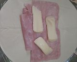 Foto del paso 2 de la receta: Strudel expréss de espinaca, jamón y queso 🧀