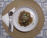 Japán ihletésű Teriyaki 🍗 csirkecomb 🍄 gombával és 🧅 vöröshagymával recept fázis 8 fotója