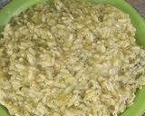 Foto del passaggio 4 della ricetta Risotto verde al pesto genovese