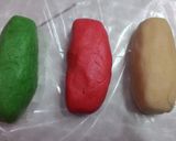 Foto langkah ke 1 dari resep Watermelon Cookies no mixer.