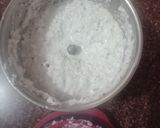 A picture of step 1 of Coconut Rose Phirni.
