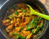 A picture of step 8 of Chicken Balti.
