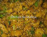 A picture of step 3 of Khichadi ke Muthiya.