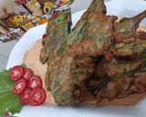 A picture of step 4 of Palak Pakore🥬.