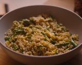 Foto del paso 6 de la receta: Receta exprés de arroz integral con verduras y gambas