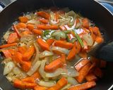 รูปขั้นตอนการทำที่ 2 ของ ซุปแครอท หอมใหญ่ (Vegan option)