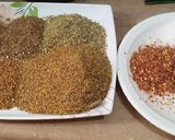 A picture of step 1 of Homemade achar masala.