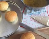 Foto langkah ke 9 dari resep Korean Garlic Cheese Bread (Homemade Cream Cheese) Oven Tangkring - Ekonomis & Anti Gagal.