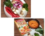 Foto langkah ke 2 dari resep Gulai kepala kakap dengan bumbu instan.