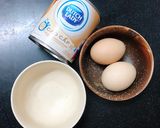 Hình bước làm 1 của món Sữa Trứng Hột Gà