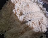 A picture of step 3 of Rava laddu.
