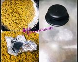 A picture of step 4 of Kadai charcoal keema.