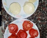 Foto del paso 2 de la receta: Ensalada capresa con toque arábigo 🍅🧀🌯