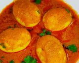 A picture of step 1 of Egg Curry egg Korma.