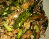 Foto langkah ke 5 dari resep Tumis cabe ijo teri tempe.
