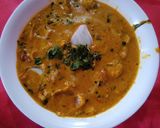 A picture of step 4 of Malai do pyaza.