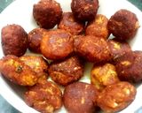 A picture of step 3 of Rui maacher malai kofta(rohu fish ball curry).
